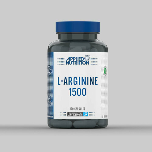 Applied Nutrition L-ARGININE 120 VEGGIE CAPS nutrition l arginine мандарин спортивное питание 500 г