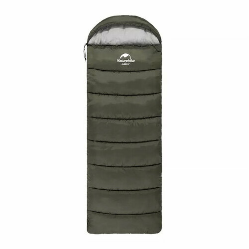 Мешок спальный Naturehike U250 190х30х75 см левый ТК 6C темно-зеленый 3610₽
