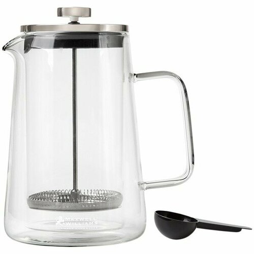Френч-пресс с двойными стенками Vienna 1 л, стекло + металл, Maxwell & Williams, MW593-LQ0047