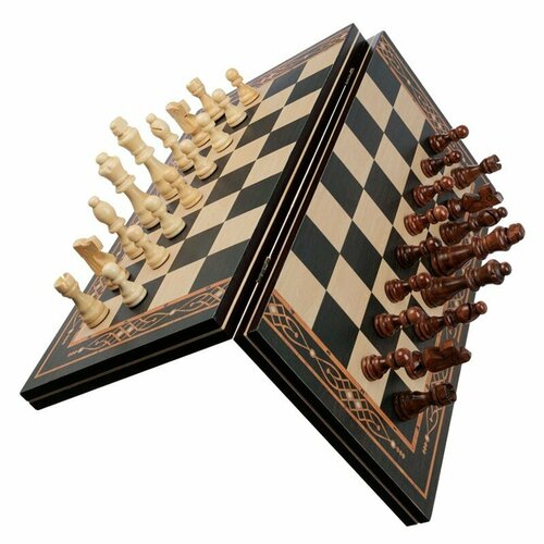 Подарки Шахматы, шашки, нарды 3 в 1 Триумф (магнитные, 39 см)