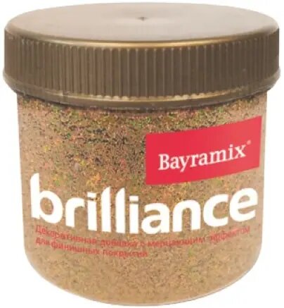 Декоративная добавка с мерцающим эффектом Bayramix Brilliance 30 г серебро