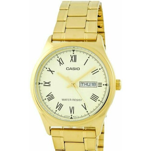 Наручные часы CASIO Collection MTP-V006G-9B, бежевый, золотой