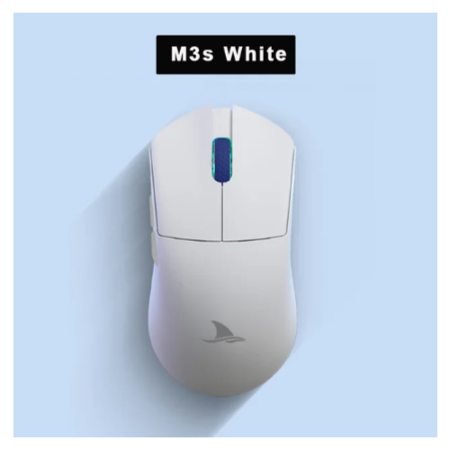Беспроводная игровая мышь Darmoshark M3S Bluetooth 2000 Гц 4800 dpi белый 1000000₽