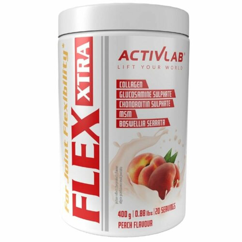 фото Activlab flex extra 400 г хондропротектор персик
