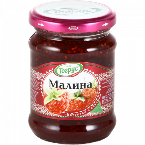 Малина протертая с сахаром
