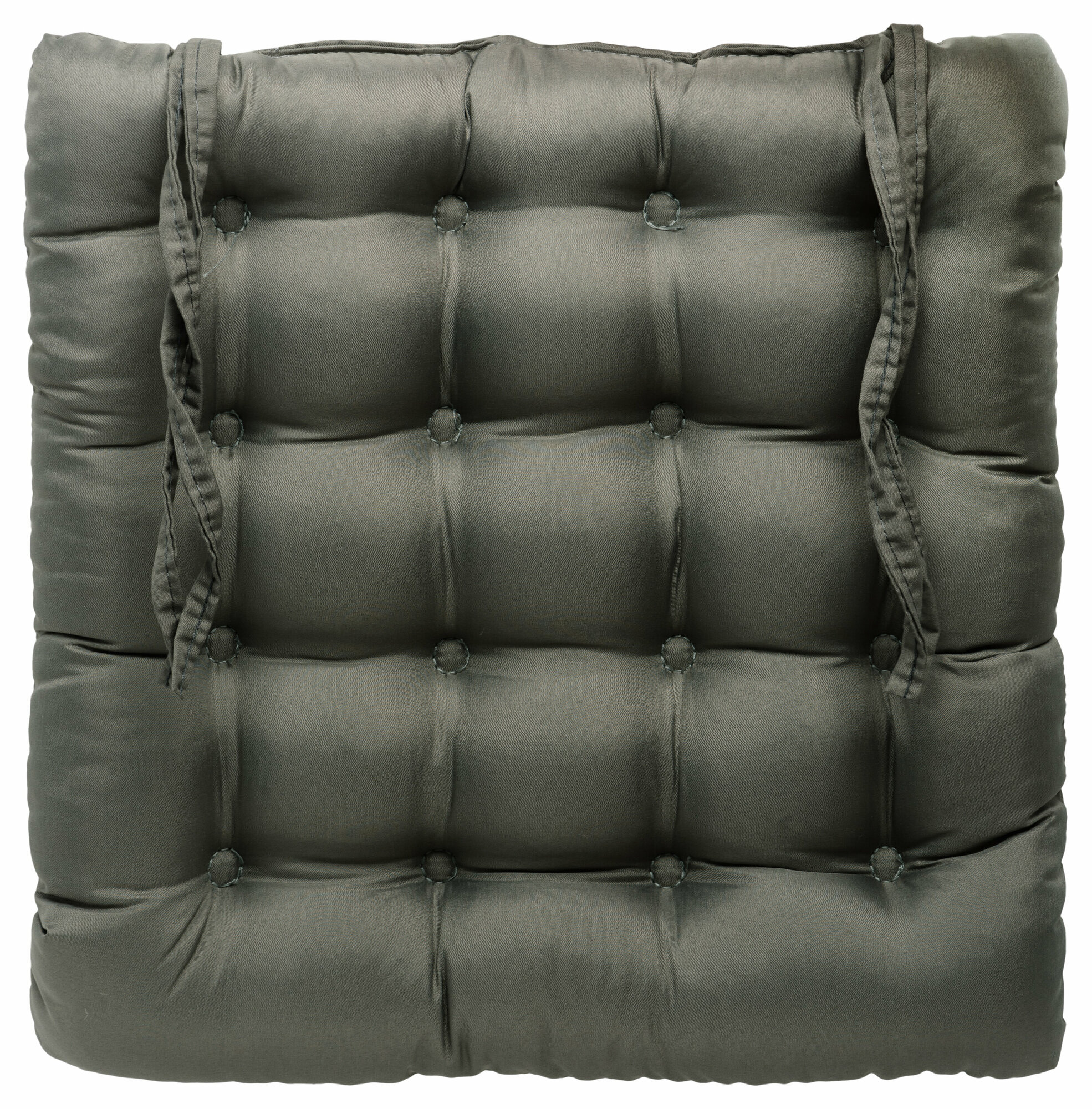 Сидушка для стула Бельвита 53281 серая 38x38 см