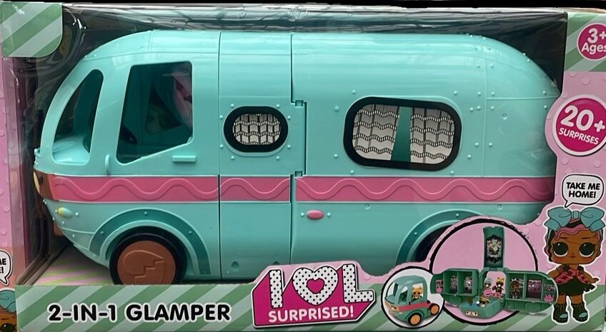 Игровой набор кукла сюрприз (LOL SURPRISE GLAMPER). Автобус Лол с куклой + 20 сюрпризов.202051921177 — фото 1