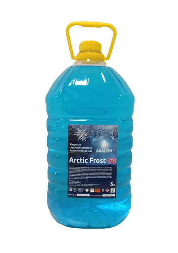 Стеклоомывающая жидкость Arctic Frost, 5л, синяя, зимняя, -30°С ...