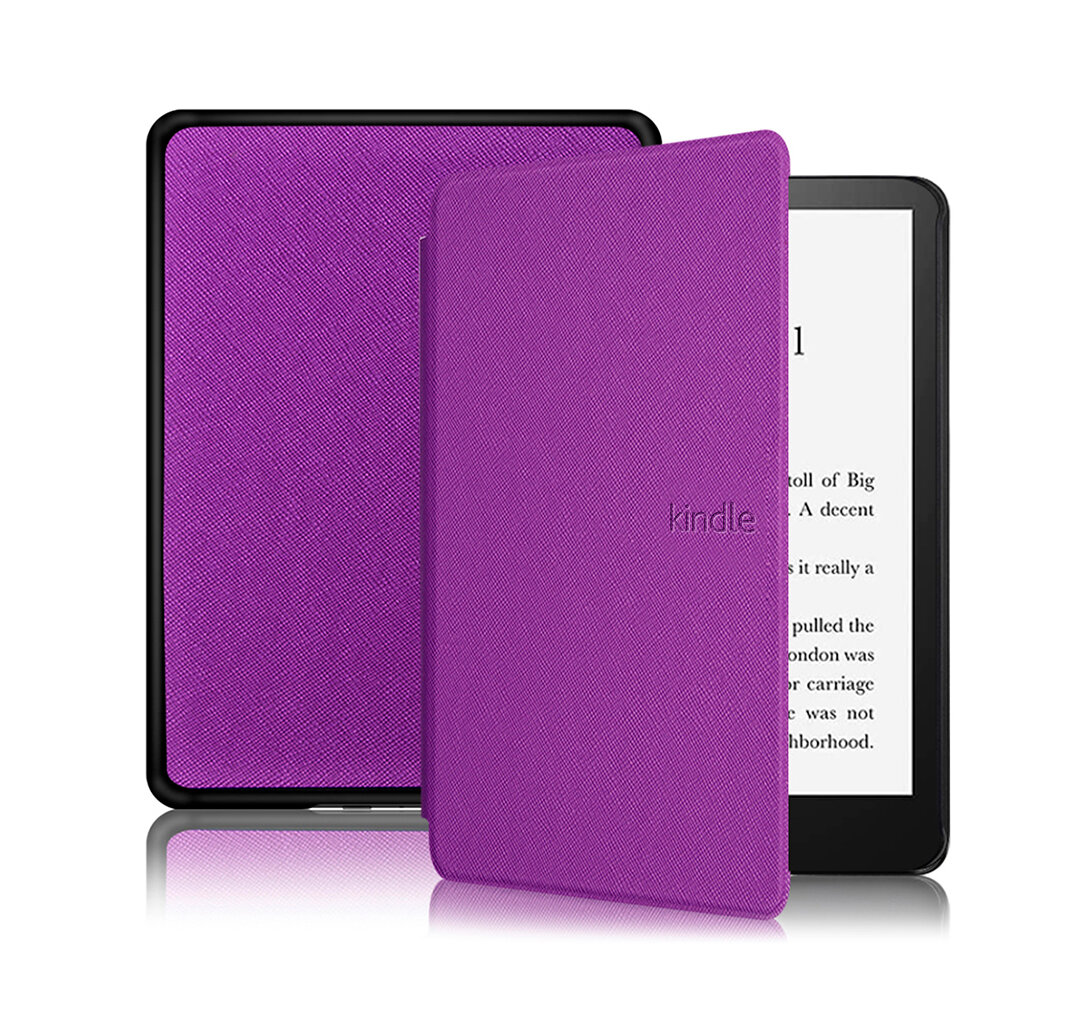 Электронная книга Amazon Kindle PaperWhite 2021 16Gb Ad-Supported Agave Green с обложкой ReaderONE PaperWhite 2021 Purple — фото 5