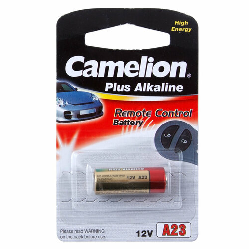 Батарейка A23 3LR50 12V (пульт сигнализации) блистер 1шт. Alkaline CAMELION батарейка алкалиновая camelion plus alkaline a23 12v упаковка 1 шт lr23a bp1 camelion арт lr23a bp1