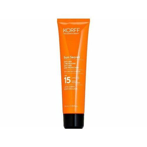 Солнцезащитная эмульсия для тела SPF 15 KORFF Sun Secret ANTI-AGE AND PROTECTION BODY EMULSION 8351₽