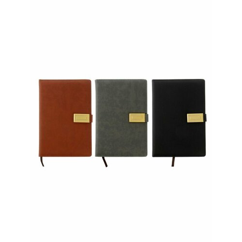 Ежедневник недатированный А5 120 листов в клетку с хлясти 1279₽