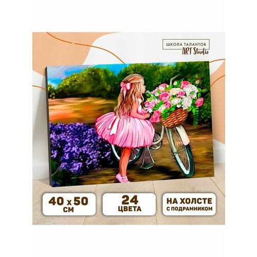 Картина по номерам на холсте с подрамник картина по номерам на холсте с подрамником девочка с персиками валентин серов 40х50 см