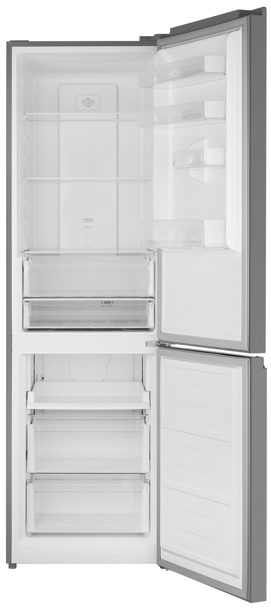 Отдельностоящий холодильник с инвертором Weissgauff WRK 2000 Total NoFrost Inverter White Glass - фотография № 3