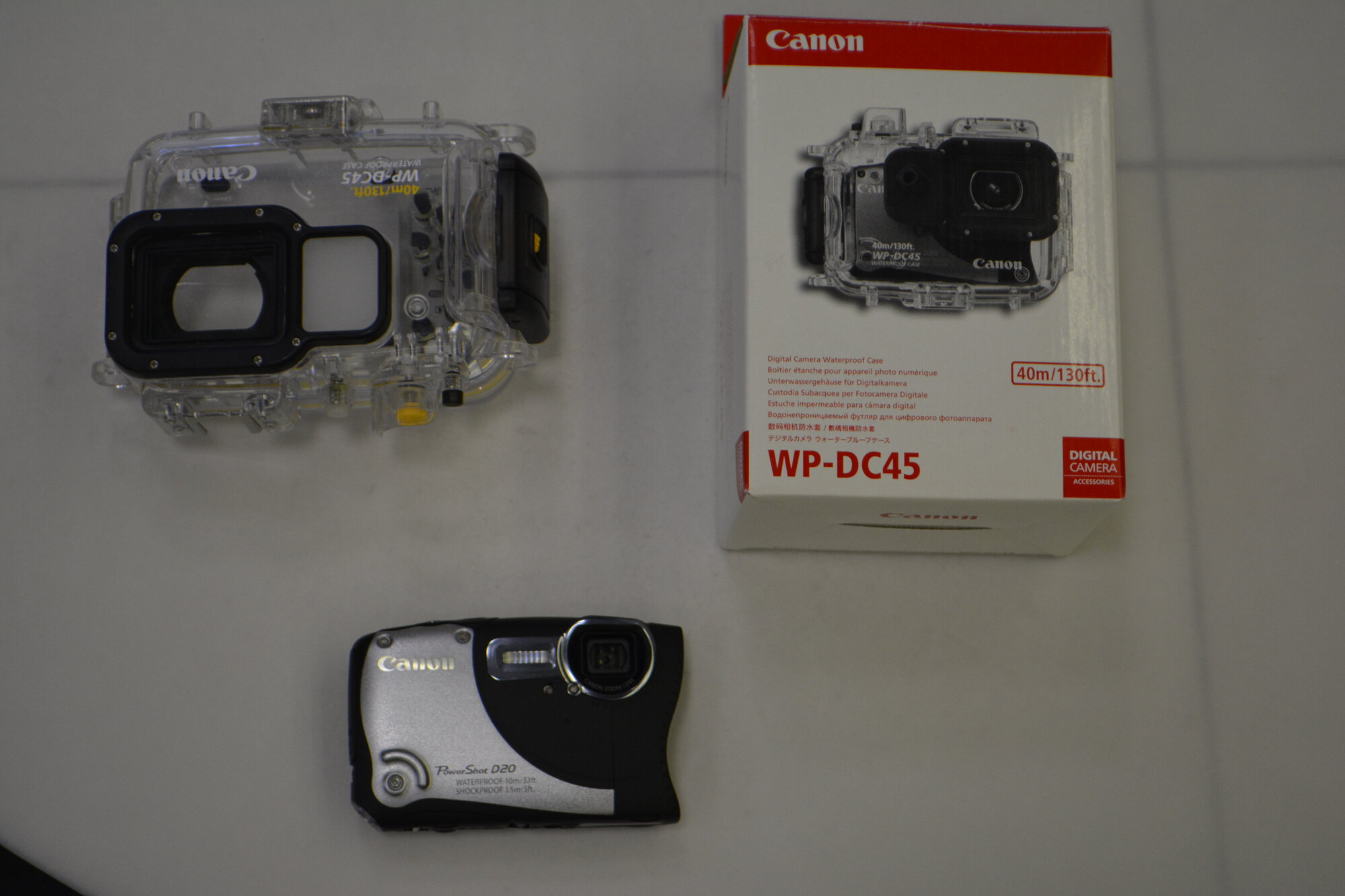 Фотоаппарат Canon PowerShot D20+ Аквабокс Canon WP-DC45