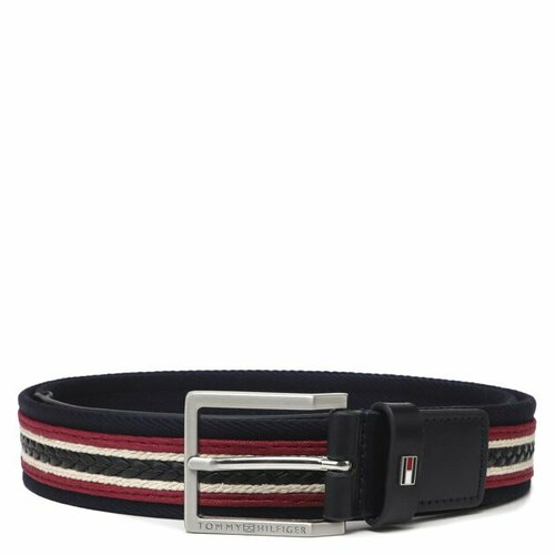 Ремень TOMMY HILFIGER, размер 105, синий 2021 new for men automatic male belts cummerbunds leather belt men black belts genuine leather belts luxury brand