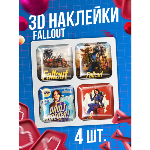 Наклейки на телефон 3D стикеры Fallout сериал