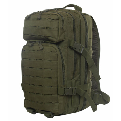 Малообъемный штурмовой рюкзак хаки-олива (25 л) 25-30 л малый штурмовой рюкзак камуфляж multicam cp 15 20 л ch 013