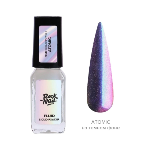 ROCKNAIL FLUID Жидкая втирка Зеркальный флюид для дизайна Atomic 3 мл 1320₽