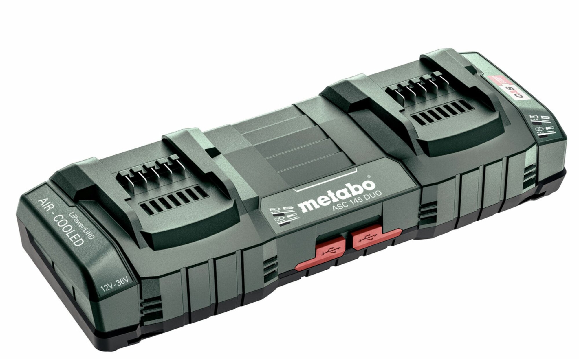 Двойное быстрозарядное устройство Metabo ASC 145 DUO, 12-36В, Арт. 627495000