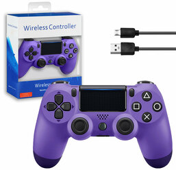 Беспроводной джойстик для PS4 Dualshock AA, фиолетовый