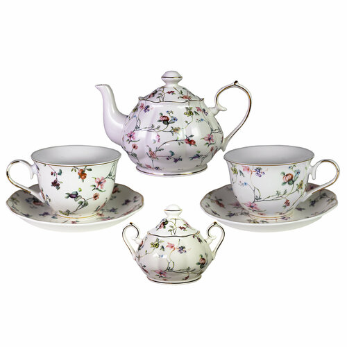 Чайный сервиз Луговые цветы 6 персон 14 предметов 5950₽