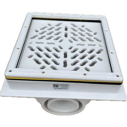 Слив донный Gemas 04242T1EB (13 м3/ч, мм), (с латунными вставками фланца), универсальный