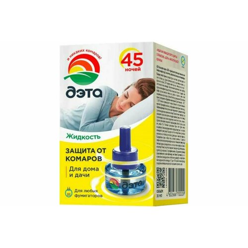 Инсектицидное средство ДЭТА жидкость от летающих насекомых 45 ночей, 30 мл 66700209