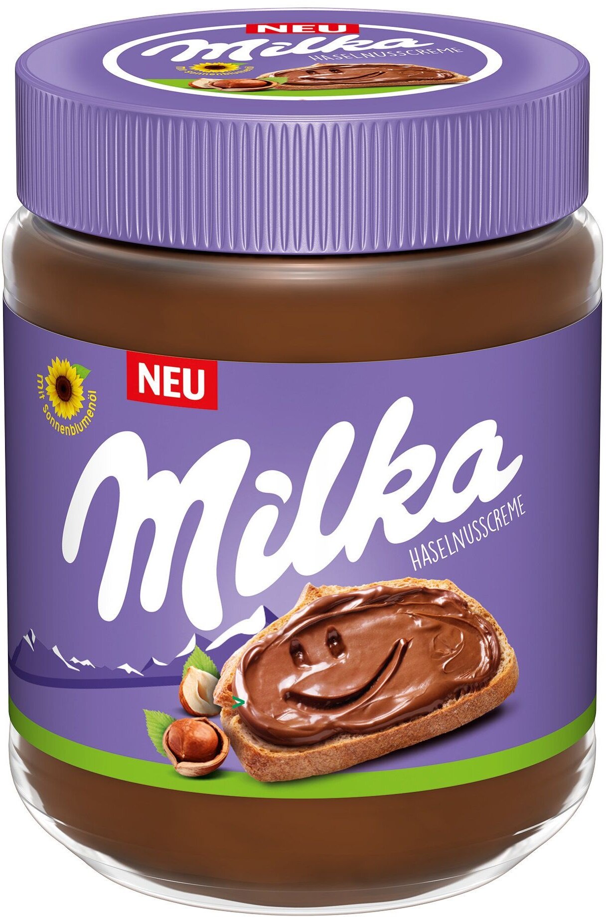 Шоколадно-ореховая паста Милка / Milka Haselnusscreme 350гр