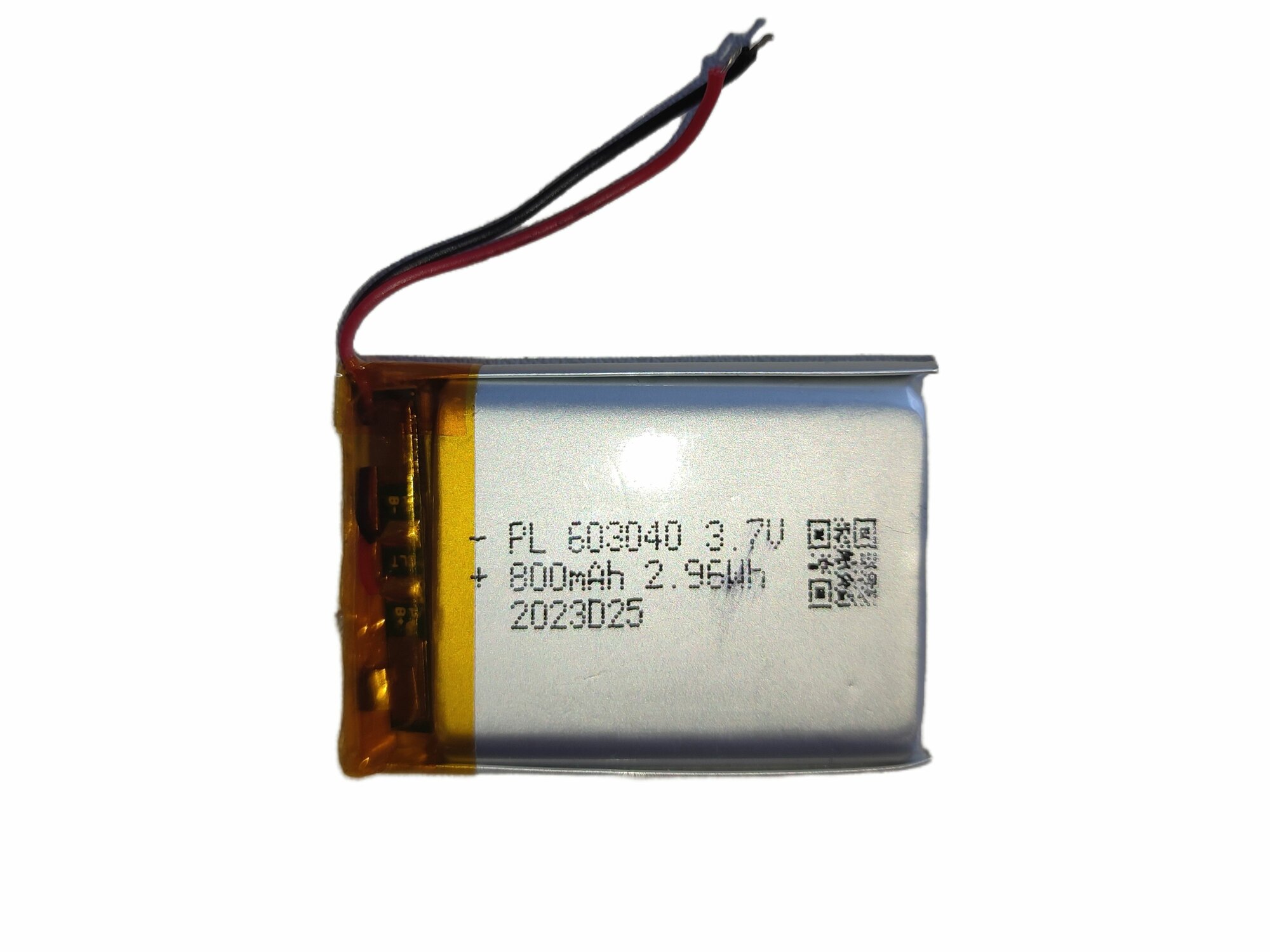 Аккумулятор универсальный 3.7v 800mAh, 41*30*6mm