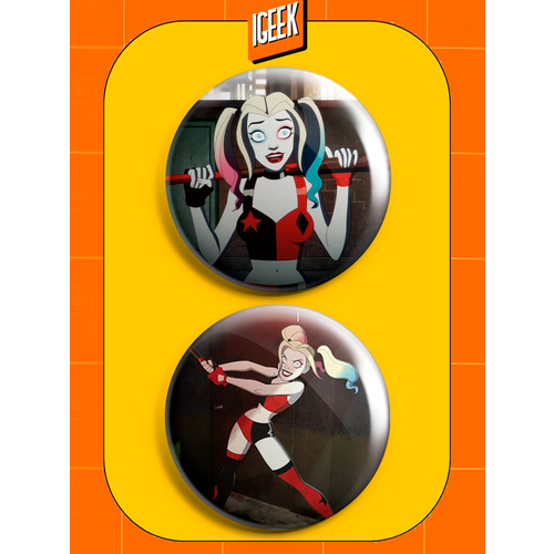 Набор магнитов Харли Квин анимация 58мм 317₽