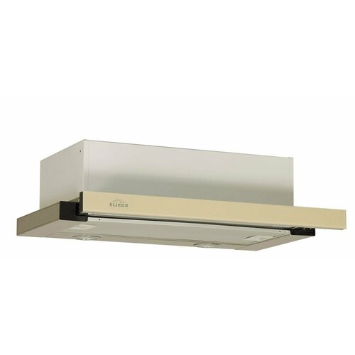 Кухонная вытяжка Elikor Интегра 60 нержавейка бежевое стекло 617500₽