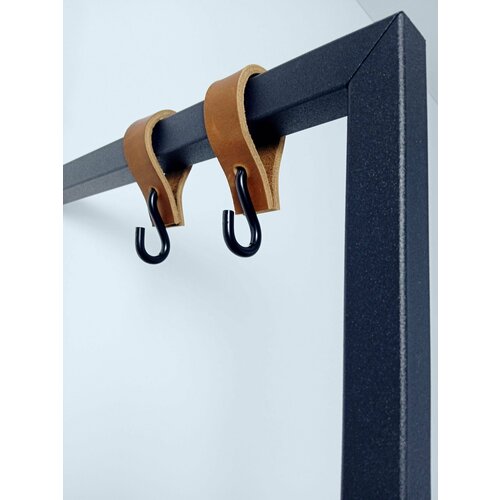 Комплект крючков на кожаных петлях 6 штук, MONO furniture