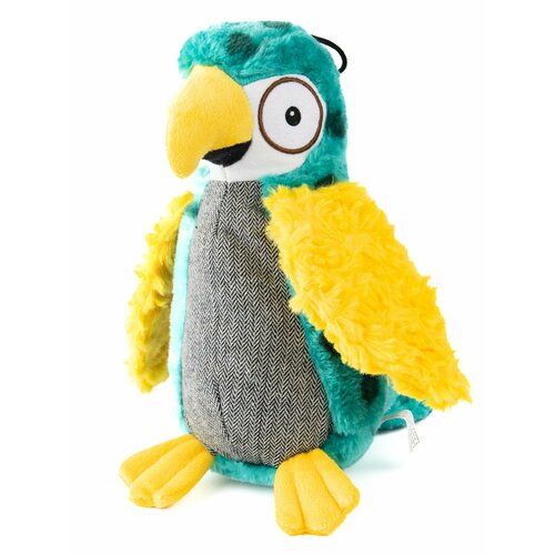 Игрушка Elder Club для собак Разноцветный попугай 25 см, 1 шт
