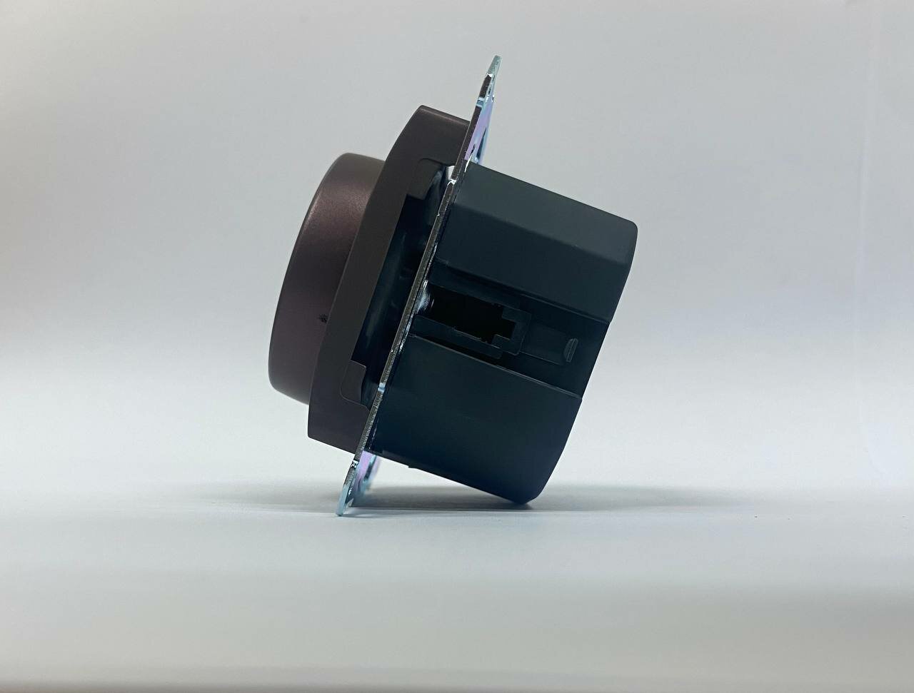 Светорегулятор поворотно-нажимной LED RC 315Вт Systeme Electric (Schneider Electric) Glossa, баклажановый - фото №6