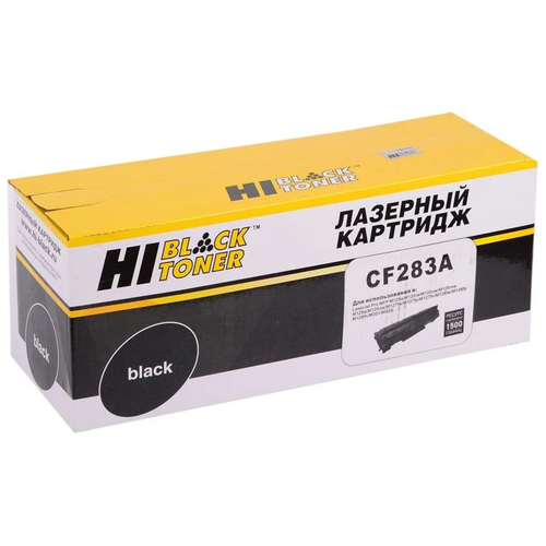 Лазерный картридж HI-BLACK CF283A картридж лазерный static control 002 01 tf283a cf283a черный 1500стр для hp lj pro m125nw m127fw