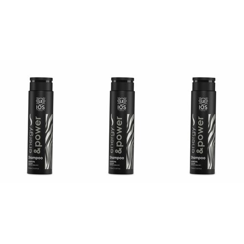 LeIOS Шампунь для волос 2 в 1 Men Energy & Power, 400 мл, 3 шт dr sea шампунь для волос for men 400 мл