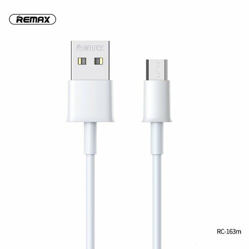 Кабель для зарядки и передачи данных USB на Micro-USB, 1 метр, ток до 2.1 A. Цвет белый кабель для зарядки micro usb remax rc 160m 1м 2 1a белый