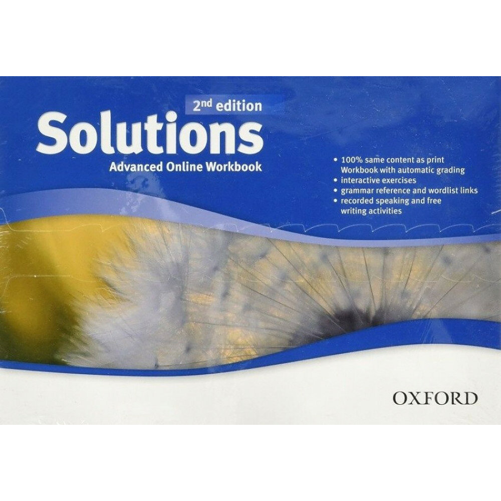 Книга Solutions (2nd edition): Advanced Online Workbook Card with Access Code - фото №3