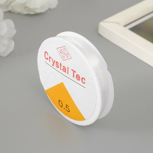 Нить силиконовая 05 мм 15 м белый 1шт 299₽