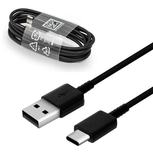 GH39-02002A Samsung Кабель USB на USB Type-C EP-DR140ABE цвет черный 0.8 метра поддержка быстрой зарядки