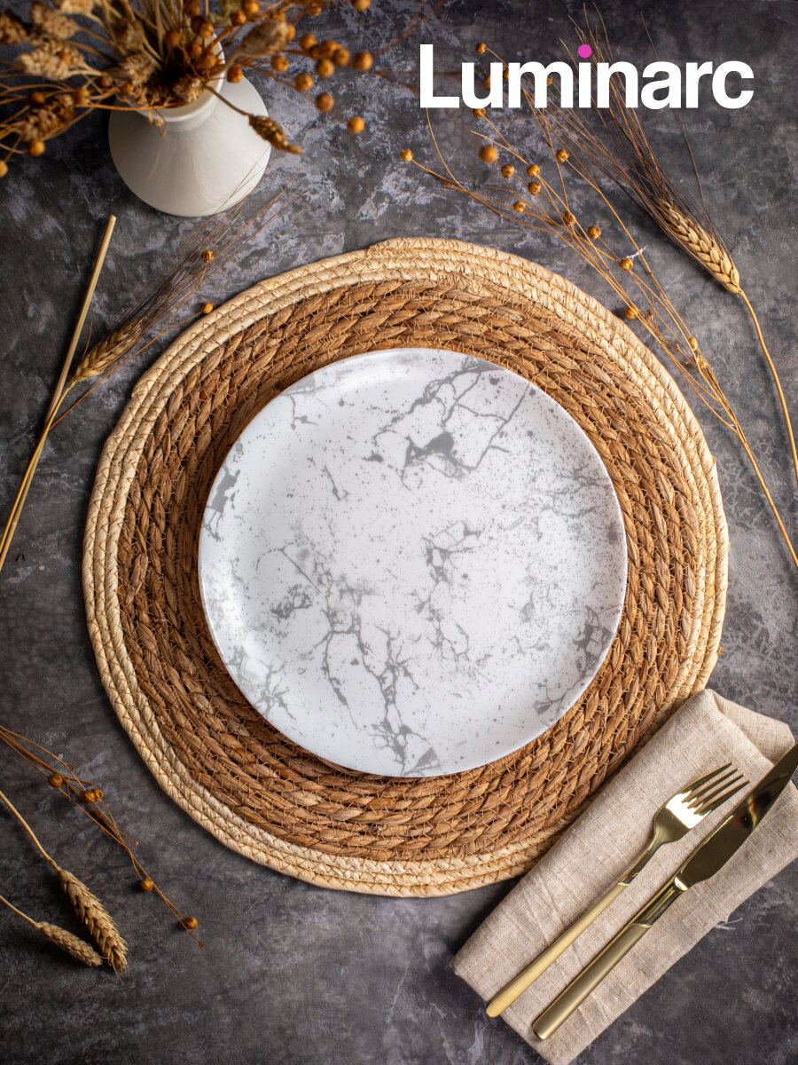 Набор обеденных тарелок Luminarc Diwali Tectum, 25 см, 4 предмета — фото 1