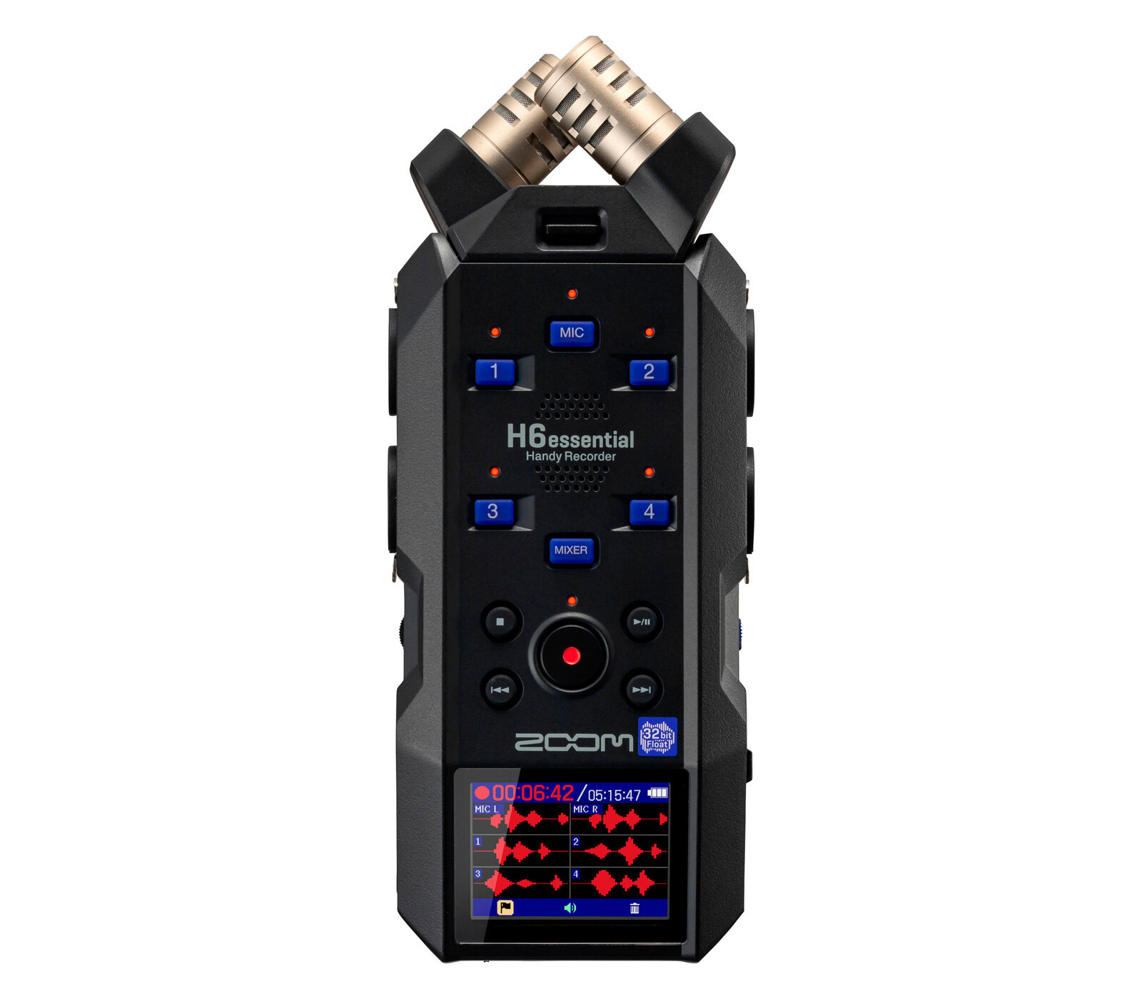 Портативный рекордер Zoom H6e, 32 bit Float