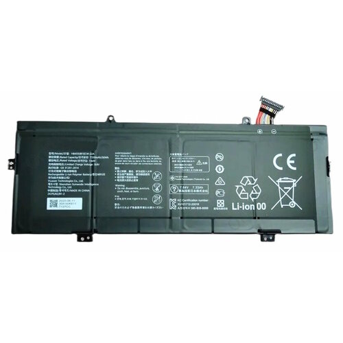 Аккумулятор для Huawei HB4593R1ECW-22A Matebook X Pro Mach-W19 56Wh 7330mAh 764V 5760₽