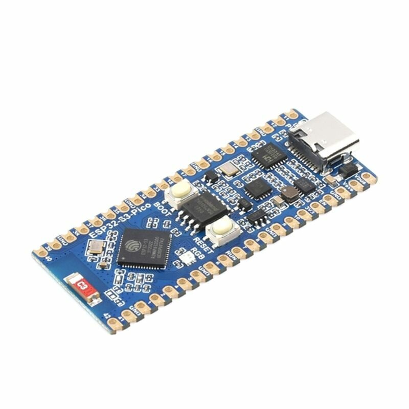 Плата разработки ESP32-S3 Pico, Wi-Fi, Bluetooth-совместимый порт и размер для Raspberry Pi, 2,4 ГГц, высокая производительность