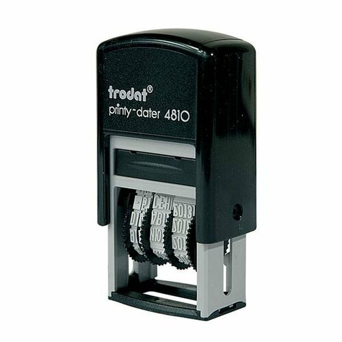 Датер автоматический ленточный Trodat 4810 (1 строка, 3.8мм, русский) (4810), 10шт.