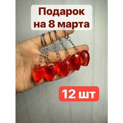 фото Брелок, красный монетка