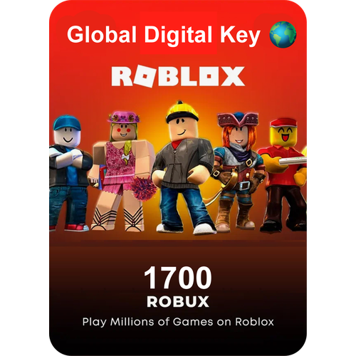 Подарочная карта Roblox 1700 Robux Глобал Gift Card Roblox 1700 Robux Global 2719₽