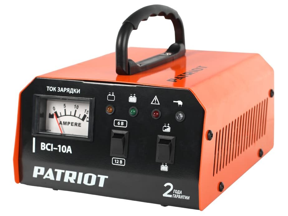 Зарядное устройство PATRIOT BCI-10A для аккумуляторов 6-12В 10А