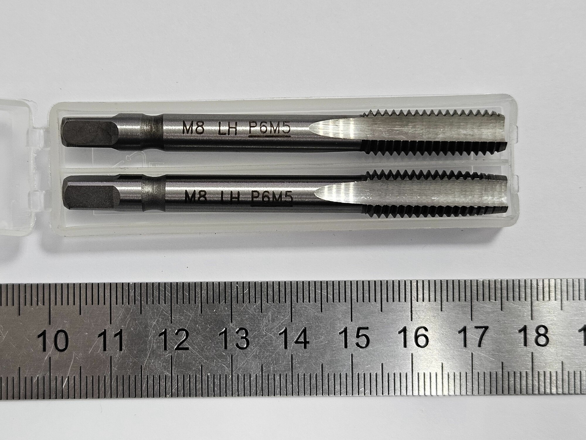 Метчик левый м/р М8х1,25 комплект из 2х шт. — фото 1